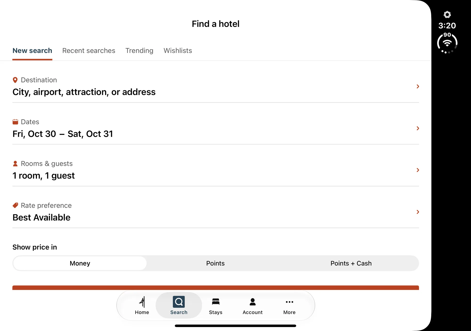 IHG One Rewards: Book Hotels on iPhone Duo, unfolded, landscape